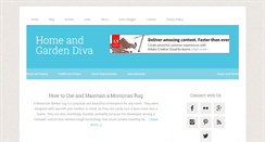 Desktop Screenshot of homeandgardendiva.com